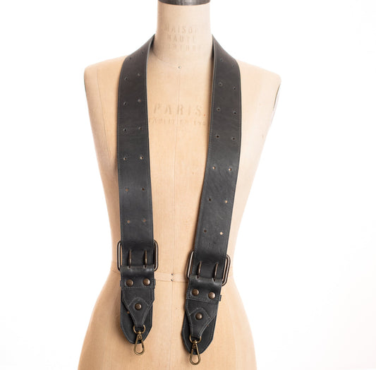 ARCHIVE SALE - CONVERTIBLE BACKPACK STRAP SET - SLATE - ITEM NO. 27666