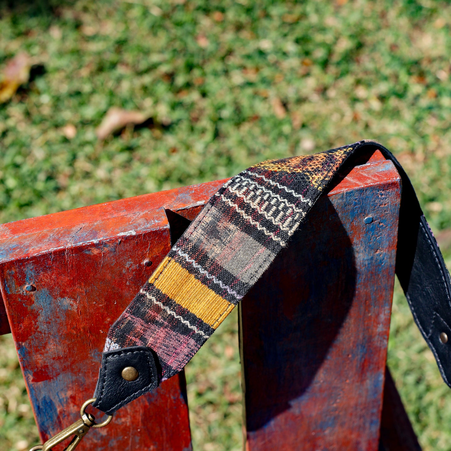 BEATRIZ CDB + DIAMANTE STRAP - OOAK HUIPIL - CORTE LINING - BLACK - NO. 19999