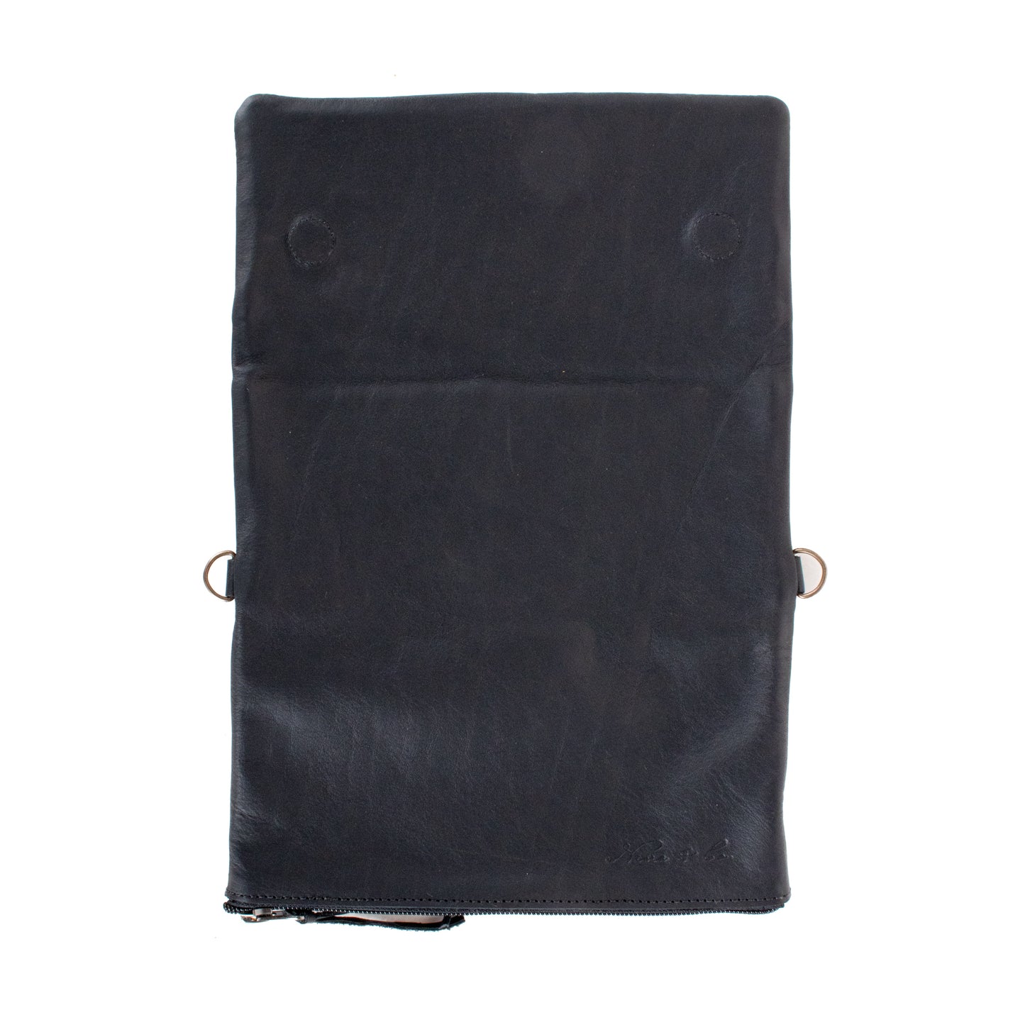 TRI-FOLD WALLET - FULL LEATHER - BLACK