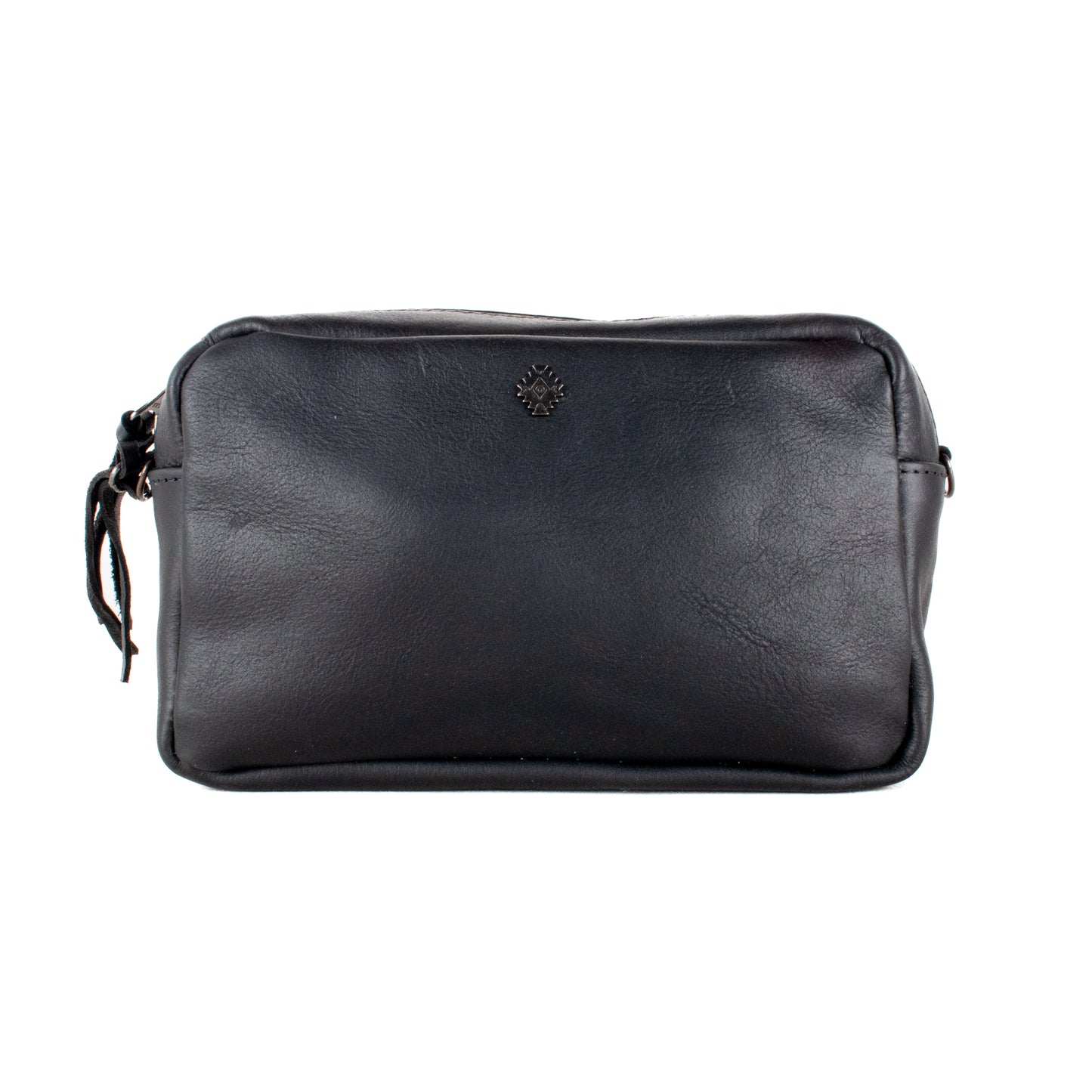 **SHIP WINDOW** WANDER CROSSBODY BAG + STRAP SET - FULL LEATHER - BLACK