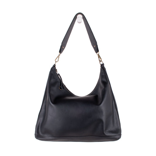 PENELOPE BAG - FULL LEATHER - BLACK