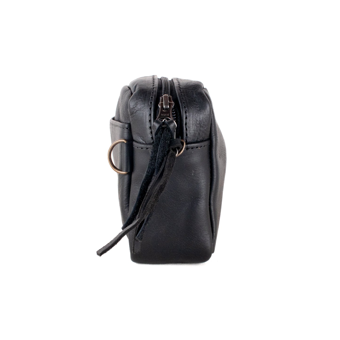 **SHIP WINDOW** WANDER CROSSBODY BAG + STRAP SET - FULL LEATHER - BLACK