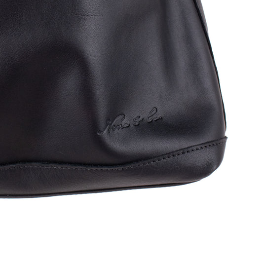 PENELOPE BAG - FULL LEATHER - BLACK