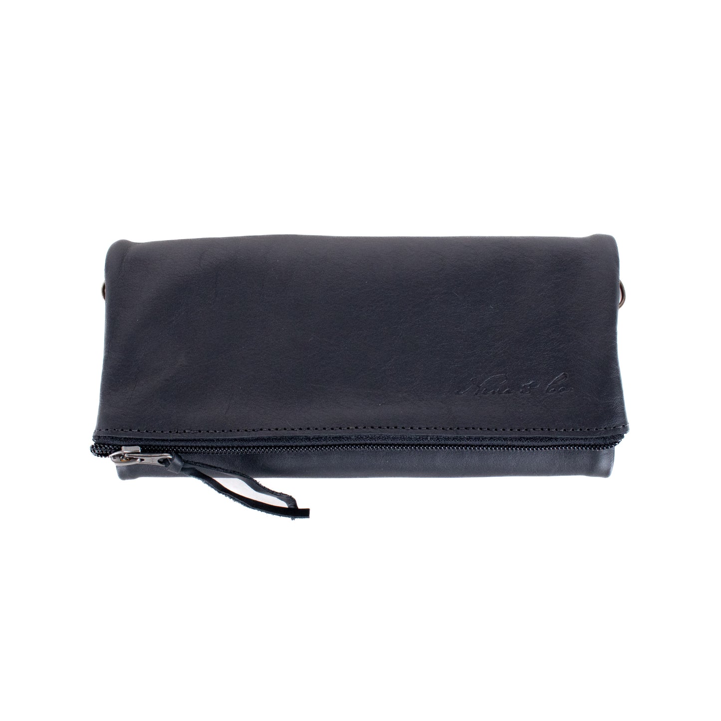TRI-FOLD WALLET - FULL LEATHER - BLACK