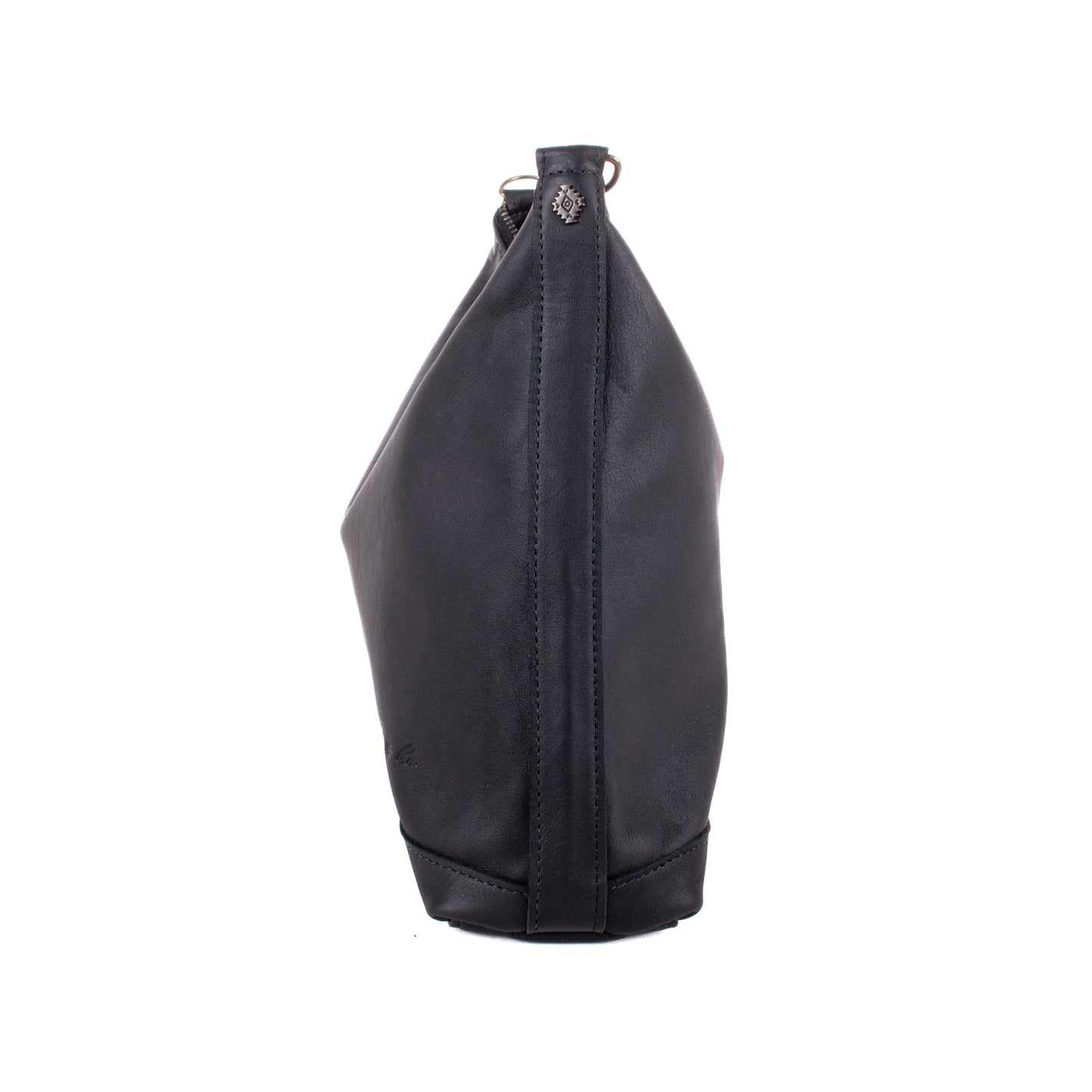 SMALL PENELOPE BAG - FULL LEATHER - BLACK