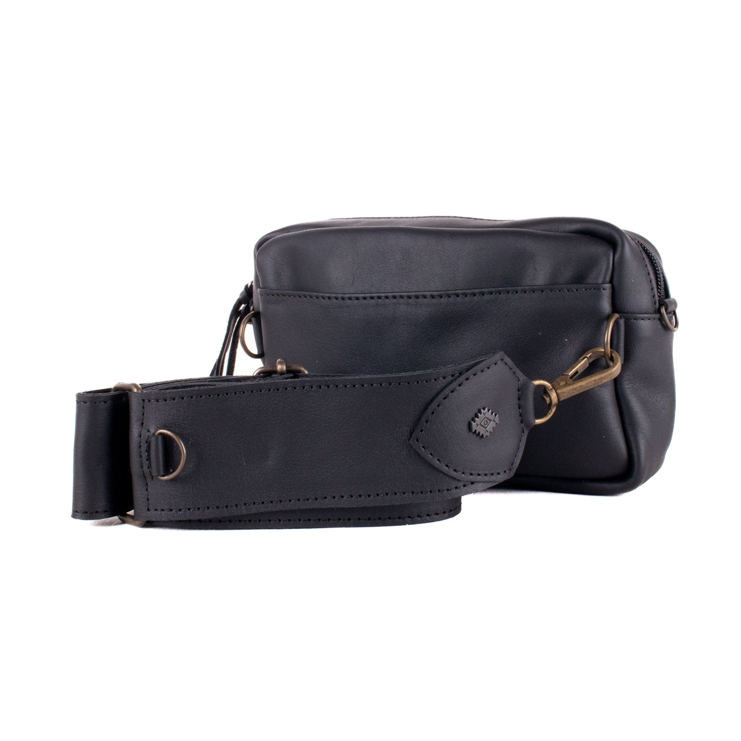 ♡ WANDER CROSSBODY BAG + STRAP SET - HEART JADE ♡ - CORTE - BLACK - NO. 19485