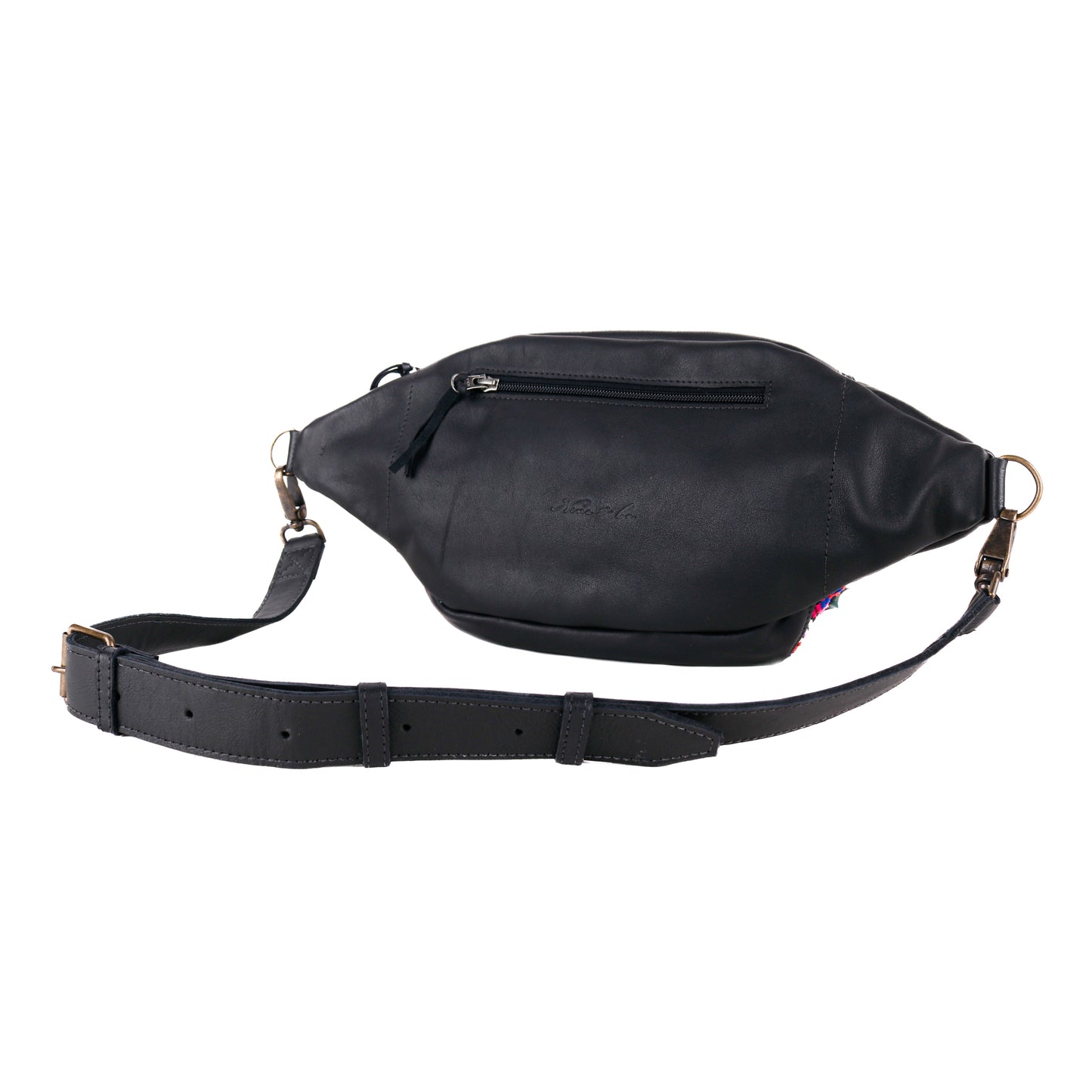 EL DON MANNY PACK - OOAK HUIPIL - BLACK - NO. 201025