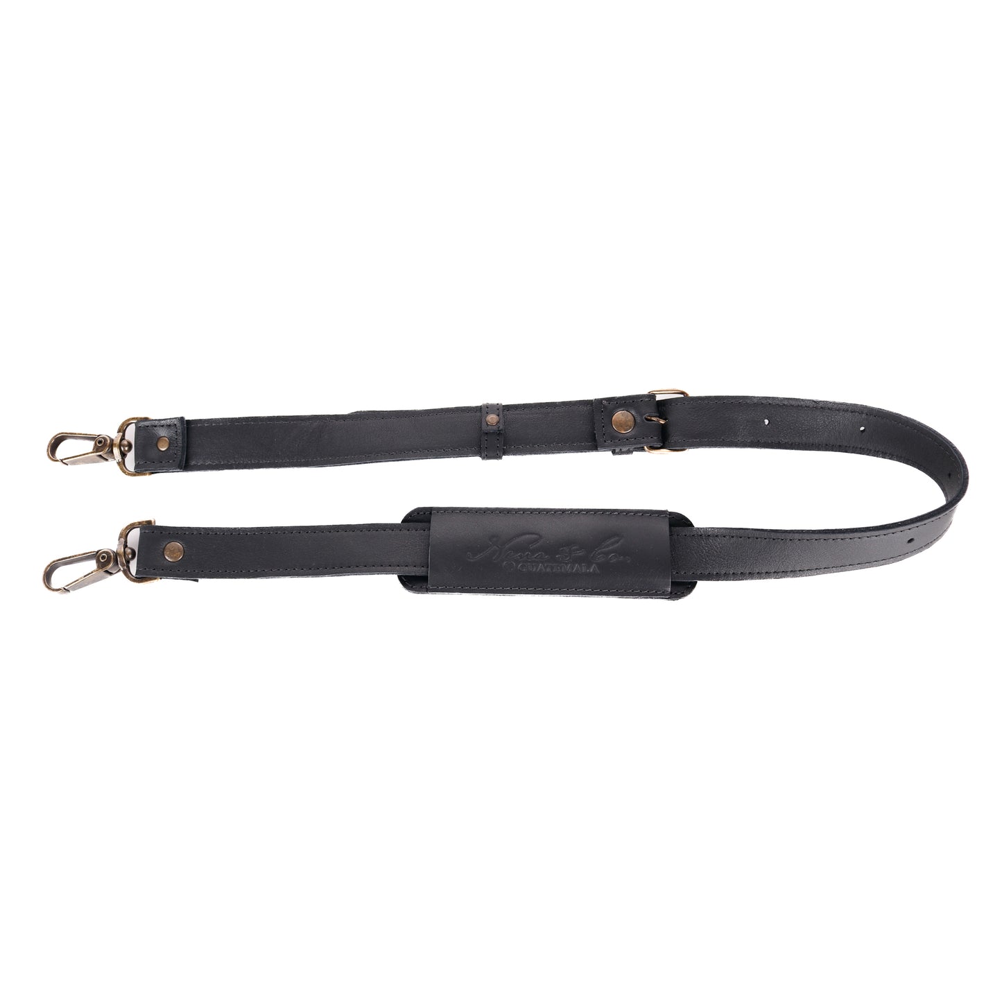 BEATRIZ CDB + DIAMANTE STRAP - OOAK HUIPIL - BLACK - NO. 18580