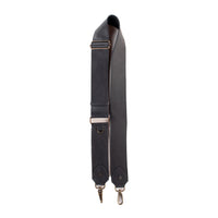 ADJUSTABLE WIDE STRAP - FULL LEATHER - BLACK