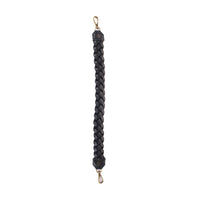 BRAIDED SHOULDER STRAP - BLACK