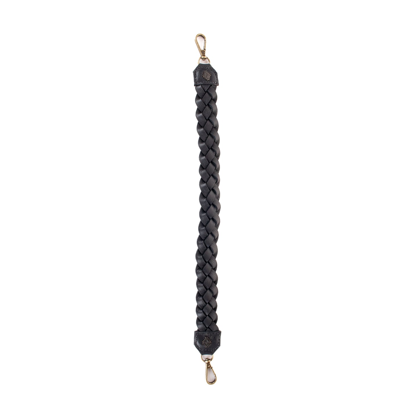 BRAIDED SHOULDER STRAP - BLACK