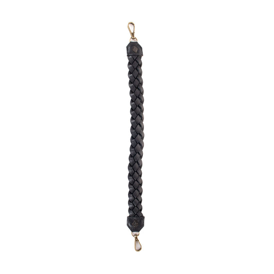 BRAIDED SHOULDER STRAP - BLACK