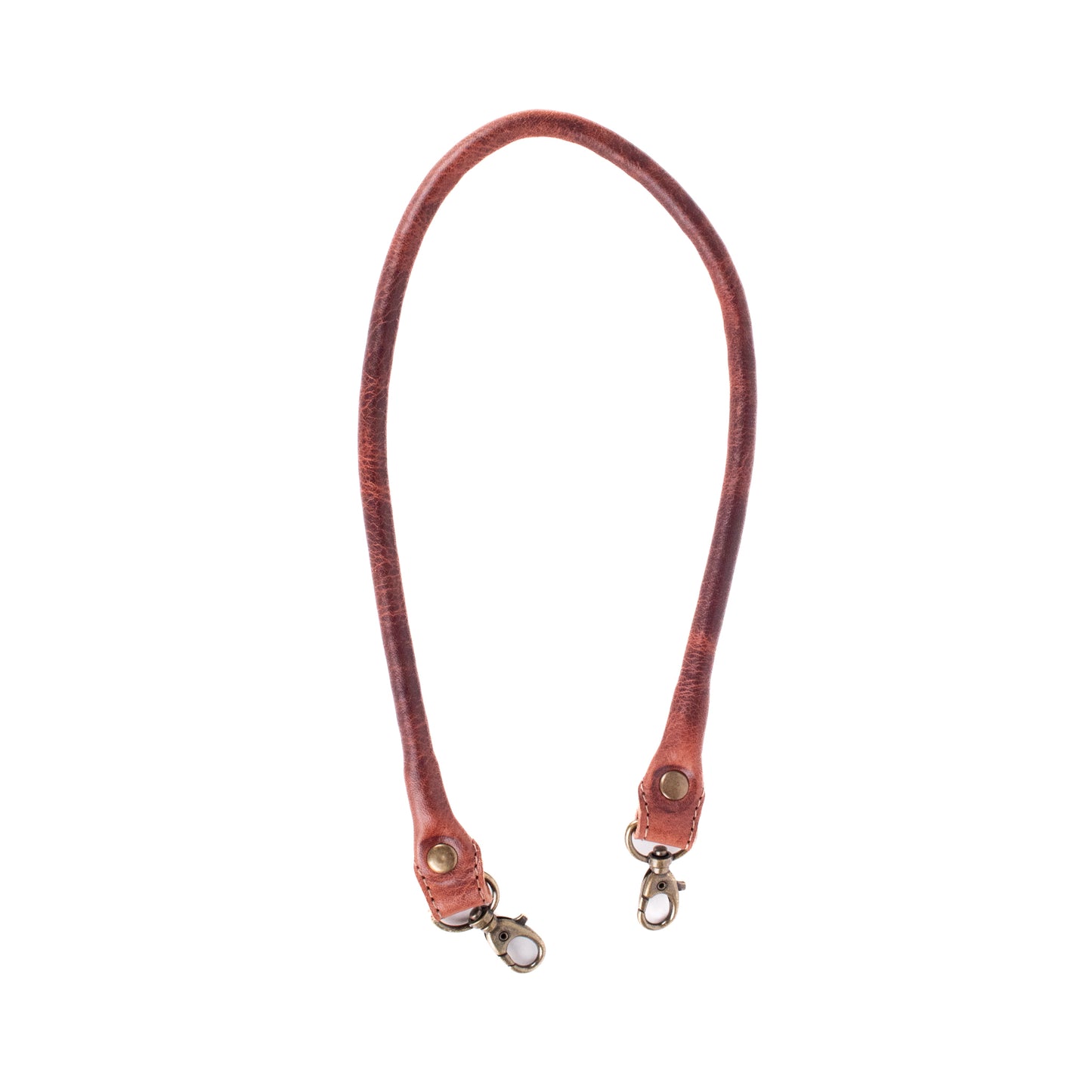 DRAWSTRING BUCKET BAG - FULL LEATHER - COPPER