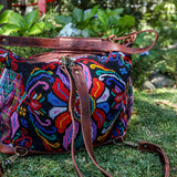 BEATRIZ CDB + DIAMANTE STRAP - OOAK HUIPIL - COPPER - NO. 243405