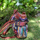 BEATRIZ MCDB + DIAMANTE STRAP - OOAK HUIPIL - COPPER - NO. 243399