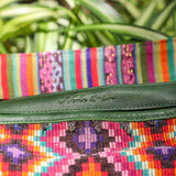 BEATRIZ CDB + DIAMANTE STRAP - OOAK HUIPIL - EMERALD - NO. 243581