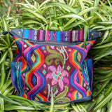 BEATRIZ MCDB + DIAMANTE STRAP - OOAK HUIPIL - NAVY - NO. 243600