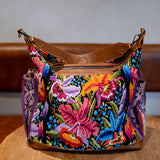 BEATRIZ CDB + DIAMANTE STRAP - OOAK HUIPIL - CAFE - NO. 243729