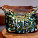 BEATRIZ CDB + DIAMANTE STRAP - OOAK HUIPIL - CAFE - NO. 243730