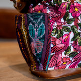 BEATRIZ MCDB + DIAMANTE STRAP - OOAK HUIPIL - CAFE - NO. 243721