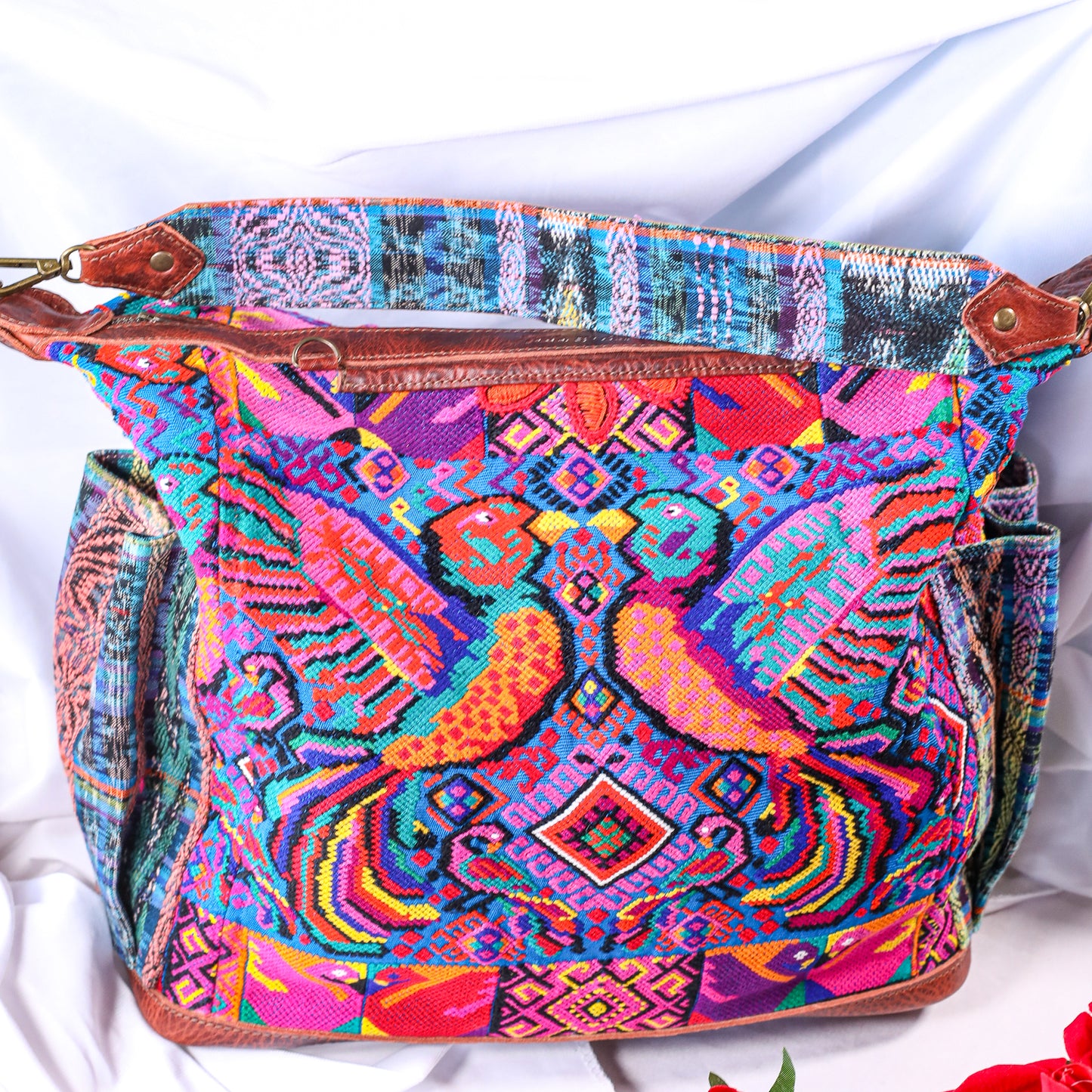 BEATRIZ CDB + DIAMANTE STRAP - OOAK HUIPIL - COPPER - NO. 200623