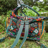 BEATRIZ MCDB + DIAMANTE STRAP - OOAK HUIPIL - EVERGREEN - NO. 202287