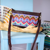 PERFECT NENITA - H&S BEADED PANEL - BAJA INSPIRED - VINO TINTO