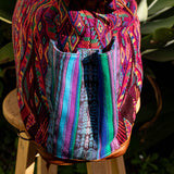 BEATRIZ CDB + DIAMANTE STRAP - OOAK HUIPIL - CAFE - NO. 17158