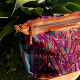 BEATRIZ CDB + DIAMANTE STRAP - OOAK HUIPIL - CAFE - NO. 17158
