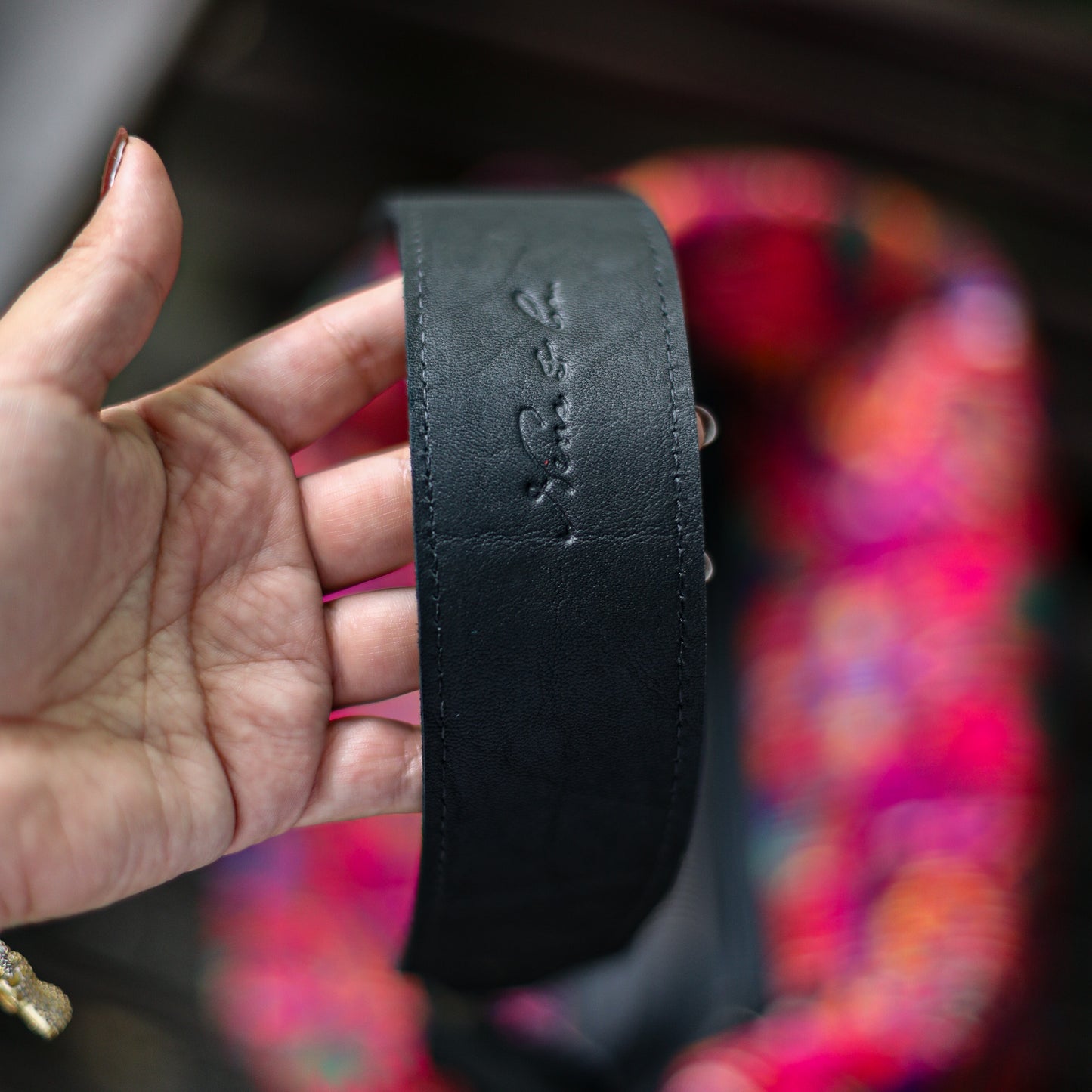 BEATRIZ CDB + DIAMANTE STRAP - OOAK HUIPIL - BLACK - NO. 18876