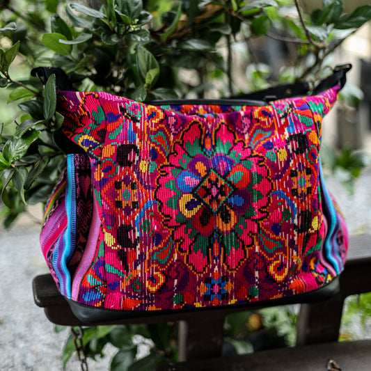 BEATRIZ CDB + DIAMANTE STRAP - OOAK HUIPIL - BLACK - NO. 18876