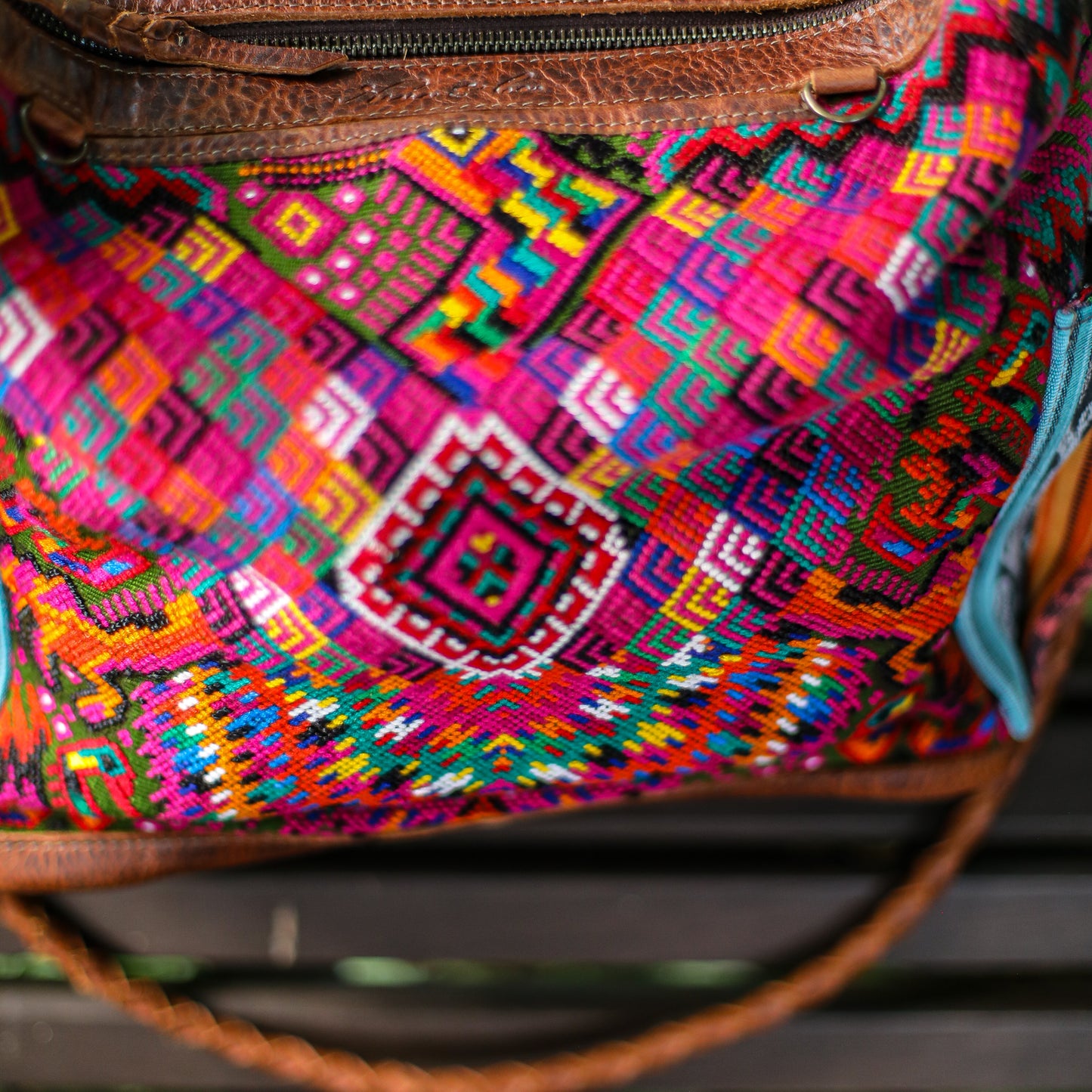 BEATRIZ MCDB + DIAMANTE STRAP - OOAK HUIPIL - HONEY - 18886