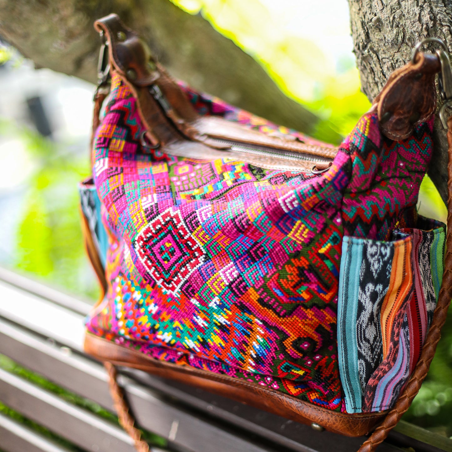 BEATRIZ MCDB + DIAMANTE STRAP - OOAK HUIPIL - HONEY - 18886