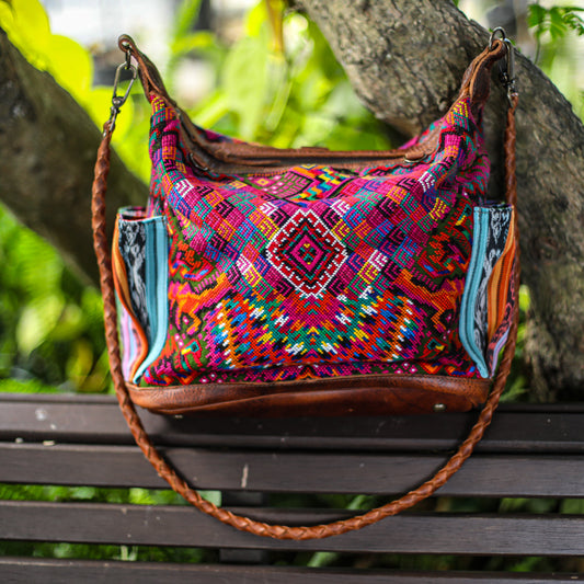 BEATRIZ MCDB + DIAMANTE STRAP - OOAK HUIPIL - HONEY - 18886