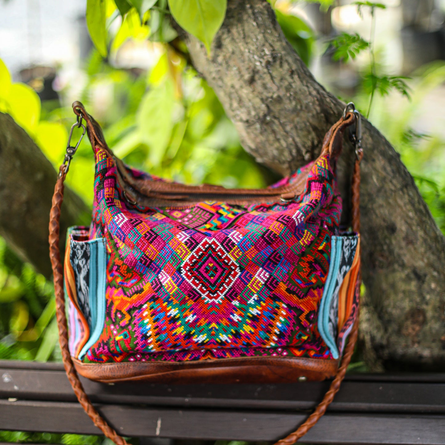 BEATRIZ MCDB + DIAMANTE STRAP - OOAK HUIPIL - HONEY - 18886