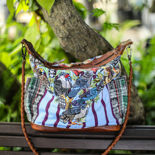 BEATRIZ MCDB + DIAMANTE STRAP - OOAK HUIPIL - HONEY - 18890