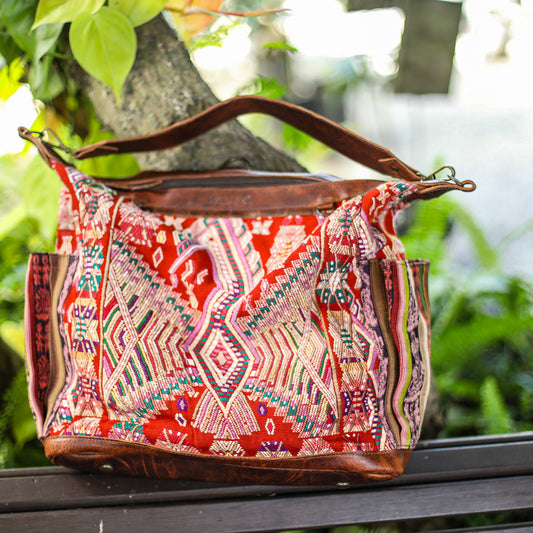 BEATRIZ CDB + DIAMANTE STRAP - OOAK HUIPIL - HONEY - NO. 18898