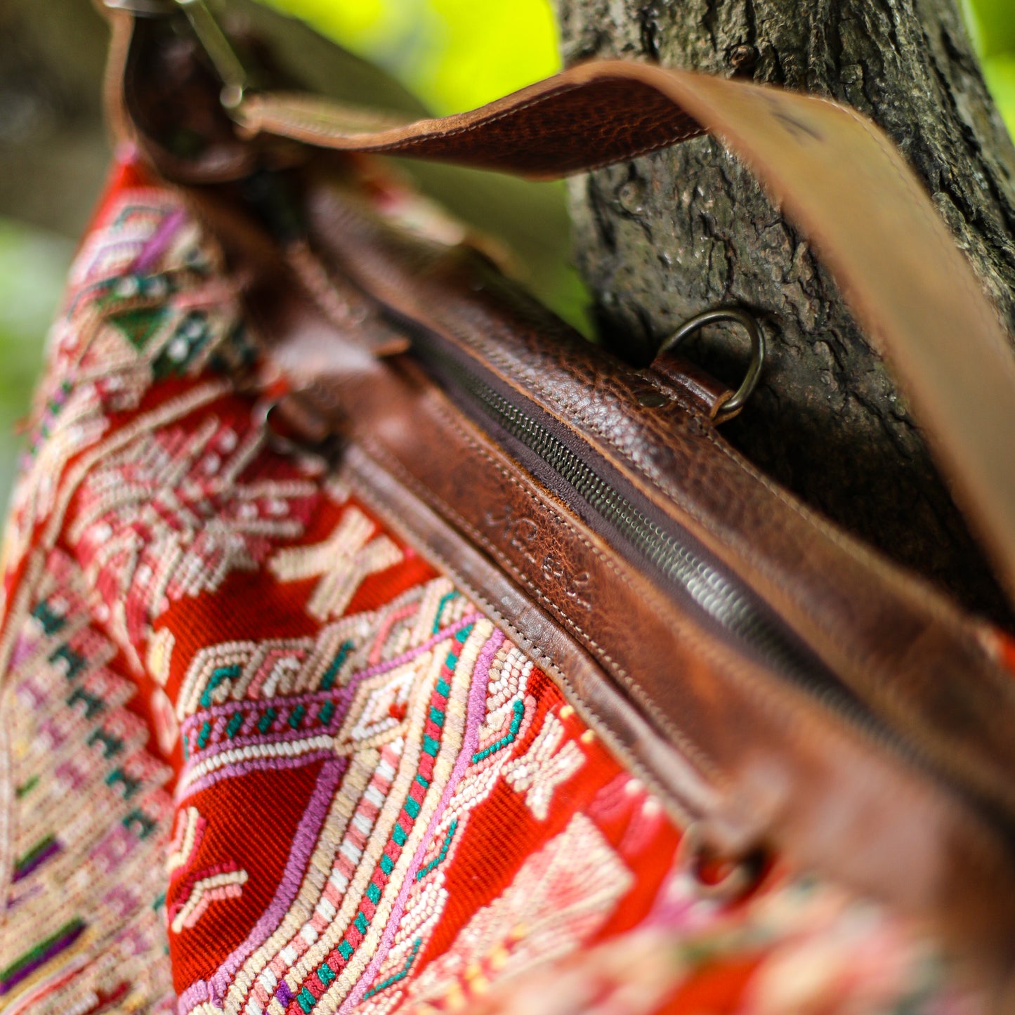 BEATRIZ CDB + DIAMANTE STRAP - OOAK HUIPIL - HONEY - NO. 18898