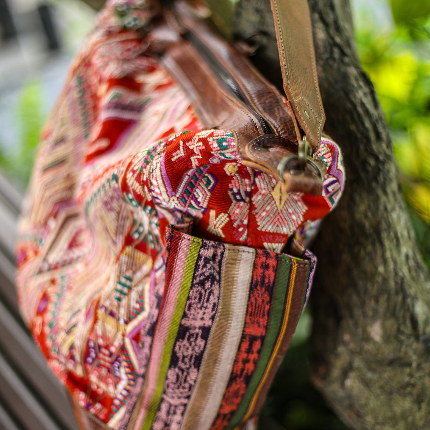 BEATRIZ CDB + DIAMANTE STRAP - OOAK HUIPIL - HONEY - NO. 18898