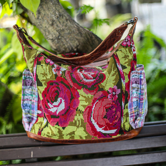 BEATRIZ CDB + DIAMANTE STRAP - OOAK HUIPIL - HONEY - NO. 18897