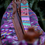 BEATRIZ CDB + DIAMANTE STRAP - OOAK HUIPIL - CORTE LINING - CAFE - NO. 19992