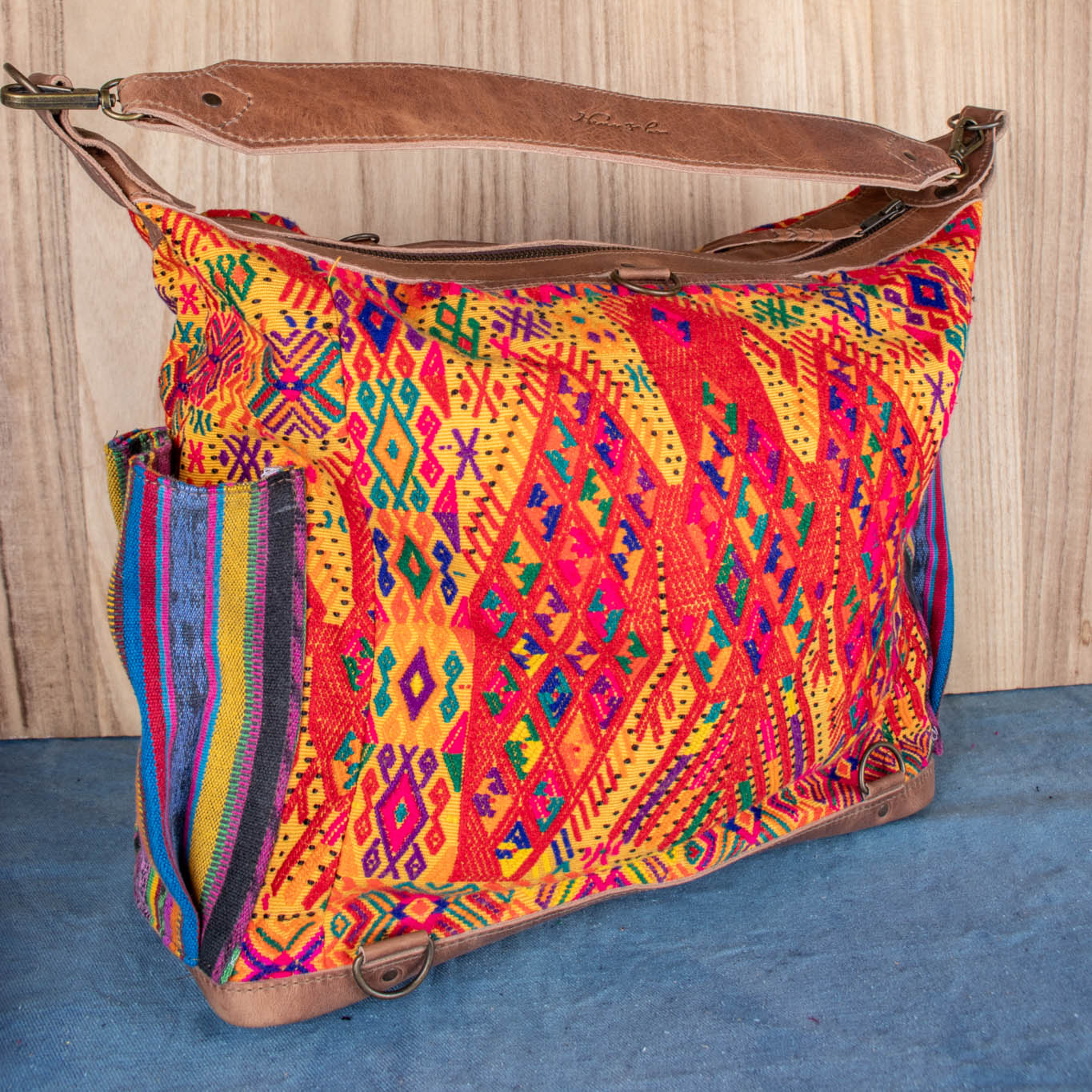 BEATRIZ CDB + DIAMANTE STRAP - OOAK HUIPIL - FAWN - NO. 16554