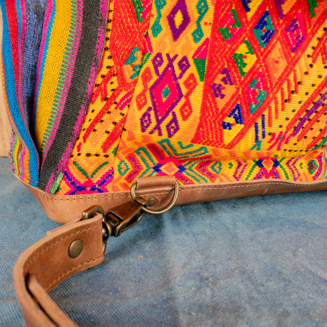 BEATRIZ CDB + DIAMANTE STRAP - OOAK HUIPIL - FAWN - NO. 16554