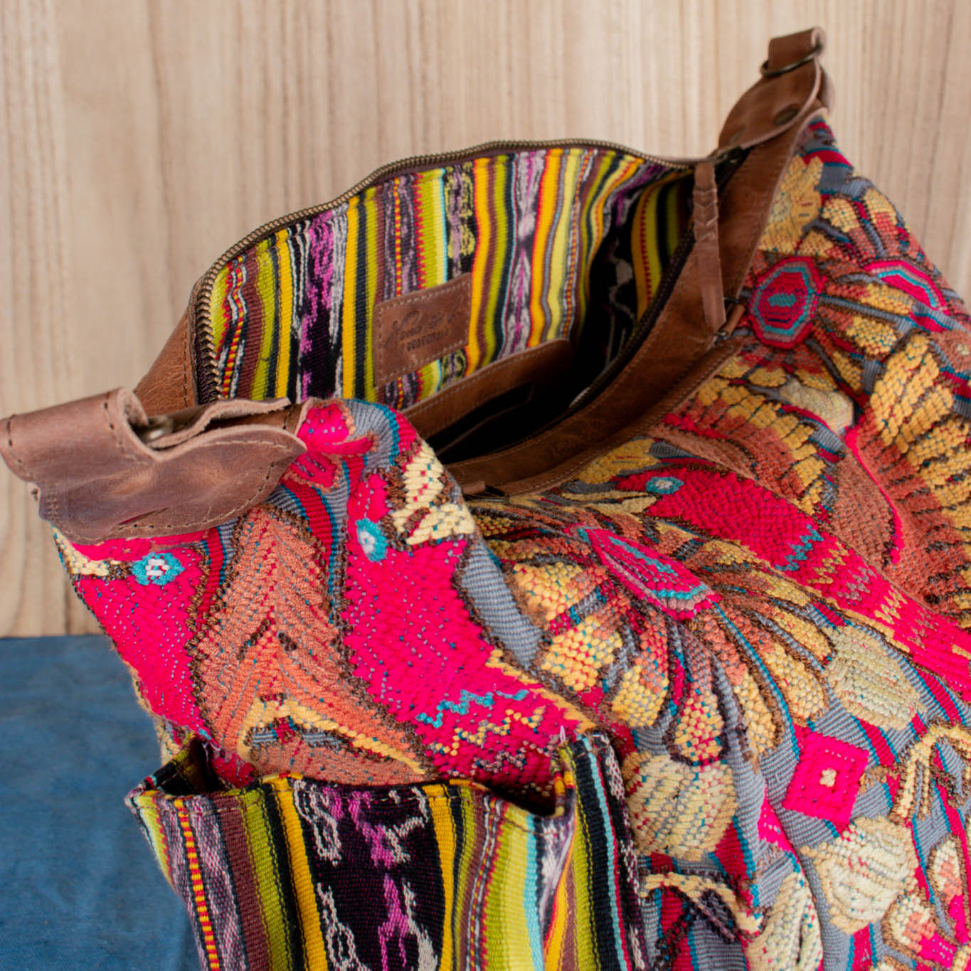 BEATRIZ CDB + DIAMANTE STRAP - OOAK HUIPIL - FAWN - NO. 16557