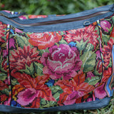 BEATRIZ CDB + DIAMANTE STRAP - OOAK HUIPIL - NAVY - NO. 18574