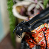 BEATRIZ CDB + DIAMANTE STRAP - OOAK HUIPIL - BLACK - NO. 18478
