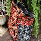 BEATRIZ CDB + DIAMANTE STRAP - OOAK HUIPIL - BLACK - NO. 18478