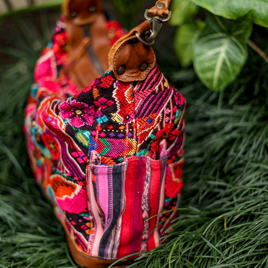 BEATRIZ MCDB + DIAMANTE STRAP - OOAK HUIPIL - CAFE -  NO. 18464