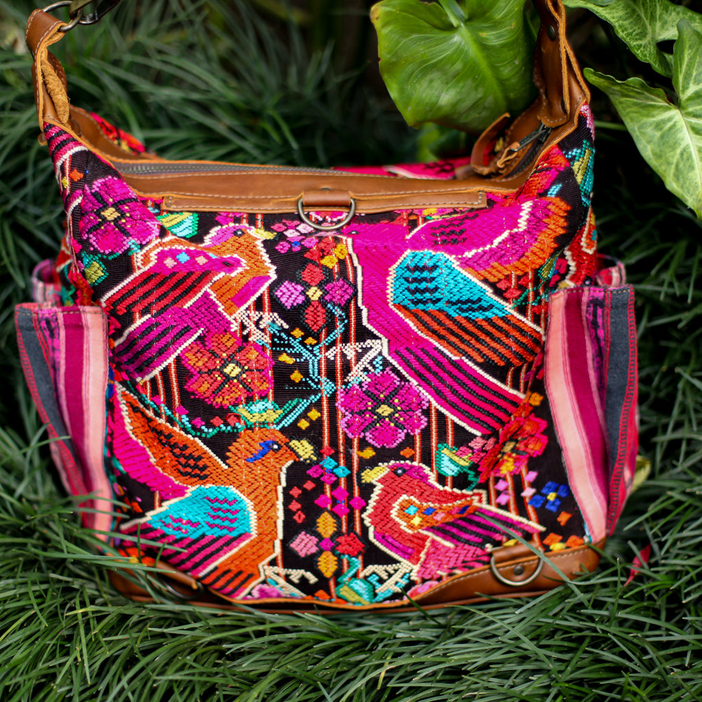 BEATRIZ MCDB + DIAMANTE STRAP - OOAK HUIPIL - CAFE -  NO. 18464