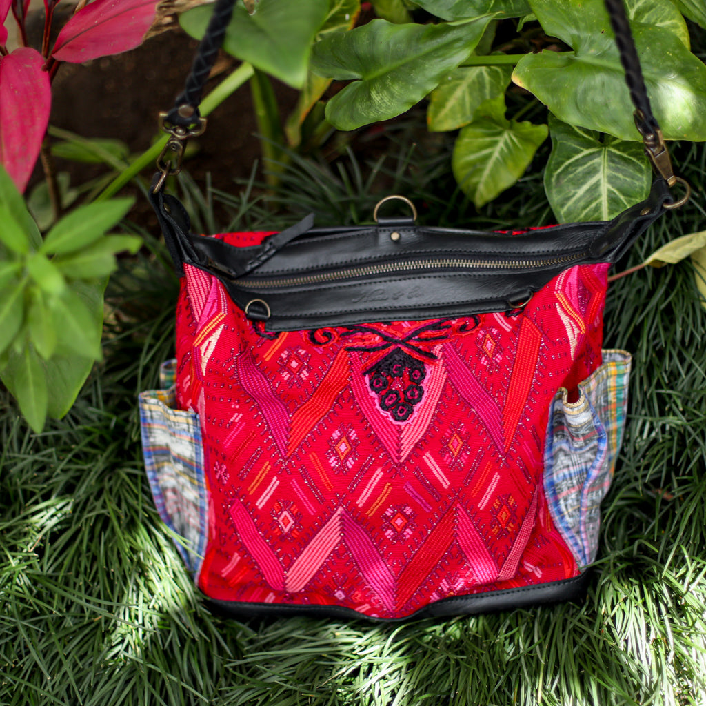 BEATRIZ MCDB + DIAMANTE STRAP - OOAK HUIPIL - BLACK -  NO.18465